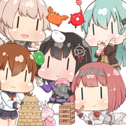 Skeb　艦これ　羽黒　電　アークロイヤル　鈴谷　由良