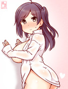 わんどろ彼シャツの萩風