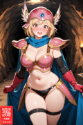 ドラクエ3の戦士のコスプレをしたジータちゃん