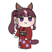 着物ラッキーライラック