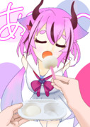 雪見だいふく食べヒメちゃん