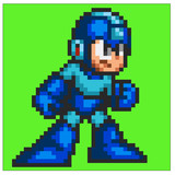 ドット絵「ロックマンC7WX」 LG-W ロックマン7風