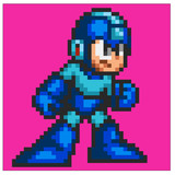 ドット絵「ロックマンC7WX」 LP-W ロックマン7風