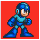 ドット絵「ロックマンC7WX」 SR-W ロックマン7風