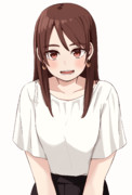 「おまたせ！...もしかして緊張してる？」