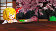 【毎月七日はルーミアの日】花より団子なルーミアちゃん