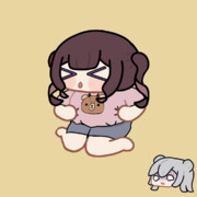 【GIF】六花のTシャツを伸ばす夏色花梨