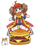 おすわり食べ美