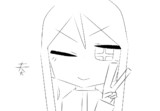 ベジェ曲線で描いた奏ちゃん
