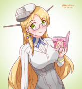 読書するノーザンプトンさん