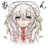 しゅおちゃんに　さんざし飴を　食べさせてみたよ！