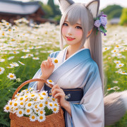 AI画像　イタコカモミール