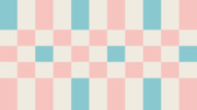 【素材】シームレスパターン背景・崩し市松模様（水色・ピンク・ベージュ）【フリー素材処くらげや】