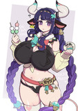 いっぱい食べたい雷電将軍激似コスプレイヤー（本人）の影ちゃん