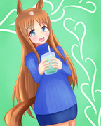 グラスワンダーと抹茶ラテ