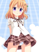 ローアングル制服ココアさん