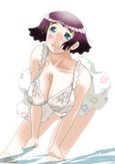 20歳の孫とはしゃいで遊ぶ老女