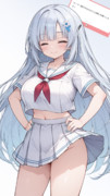 白セーラーな雪さん！
