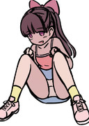 【今日のラフ】動きやすい服装の娘