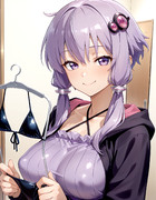 ゆかりさん　水着試着