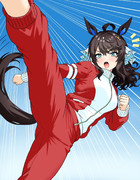 ウマ娘　デアリングタクト　誕生日記念イラスト2025