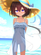 白ワンピうちの娘の大江ういちゃん