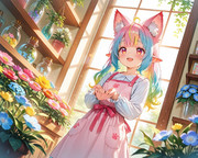 花屋とケモ耳エルフさん