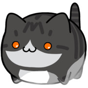 【素材】キジ白ハチワレ猫・マップ隠し・下からライティング【フリー素材処くらげや】