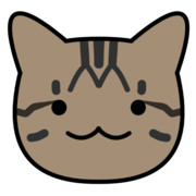 【素材】キジトラ素材・透過素材・白縁取り【フリー素材処くらげや】