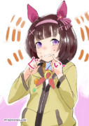 悪い子の真似をするフラワーちゃん