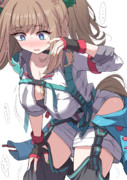 ブラストワンピース衣装のアーモンドアイ