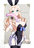 バニーガール姿のマリー様