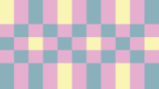 【素材】シームレスパターン背景・崩し市松模様（ピンク・黄・グレー）【フリー素材処くらげや】