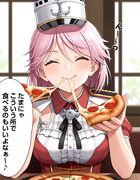 【ウチの艦娘さん】ピザを堪能するガリィさん