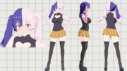 【MMDモデル配布あり】753私服ver