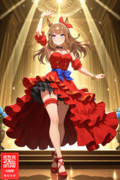 ウイニングライブでフラメンコを踊るアーモンドアイちゃん