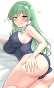 セクシースク水早苗さん
