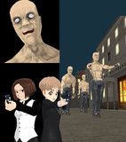 フキサクでHOTD2ポスターパロ {mmdリコリコ}
