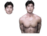 真・肉体派食パンマン アップシーン＆ヘッド.png