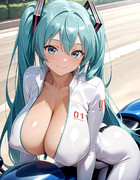 ライダースーツミクさん