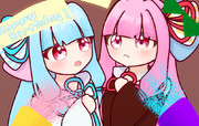 茜ちゃん葵ちゃんお誕生日おめでとうございます！