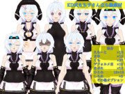 もち子さん立ち絵素材