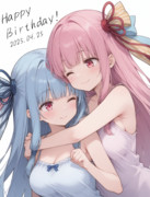 茜ちゃん！葵ちゃん！誕生日おめでとう！