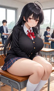 尻下にて暖めておいてくれる娘