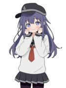 レディーの可愛いポーズ