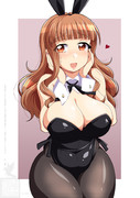 バニーガール姿のさおりん