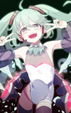 ダブルピースミクさん