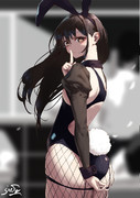 秘密の競泳バニー