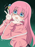 無理やりポーズを取らされて恐怖でぷるぷるしてるぼっちちゃん