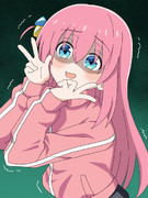 無理やりポーズを取らされて恐怖でぷるぷるしてるぼっちちゃん